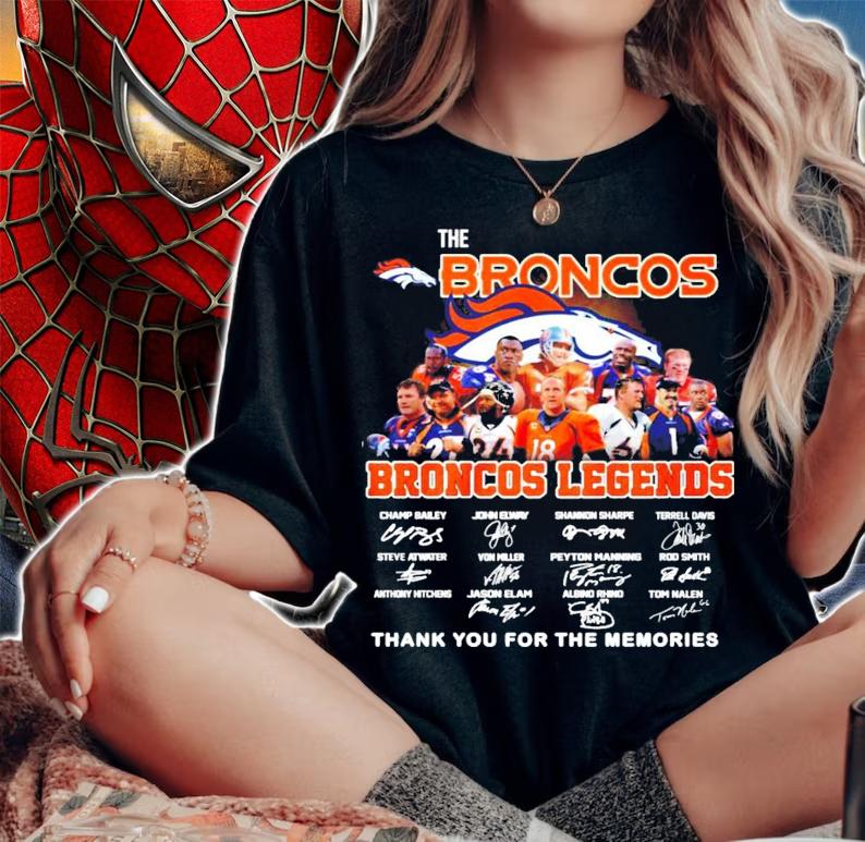 The Broncos Legends signatures shirt t-shirt woman shirt