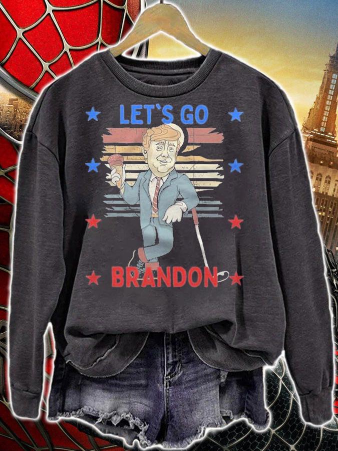 F Joe Biden let's Go Brandon Pro Trump Eat Cream Play Golf T-Shirt t-shirt