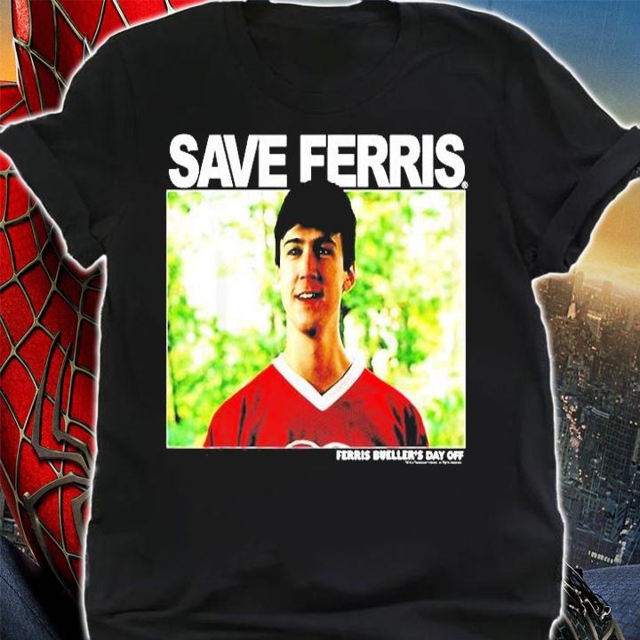 Ferris Bueller Cameron Save Ferris Photoreal T-Shirt t-shirt shirt