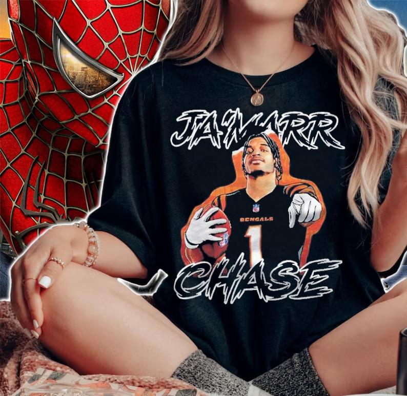Ja'Marr Chase football T-shirt t-shirt woman shirt