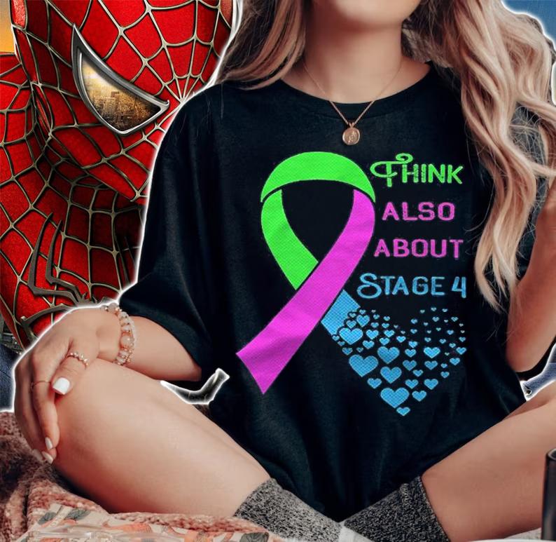 Metastatic Breast Cancer Awareness Heart Ribbon Graphic Shirt t-shirt woman shirt