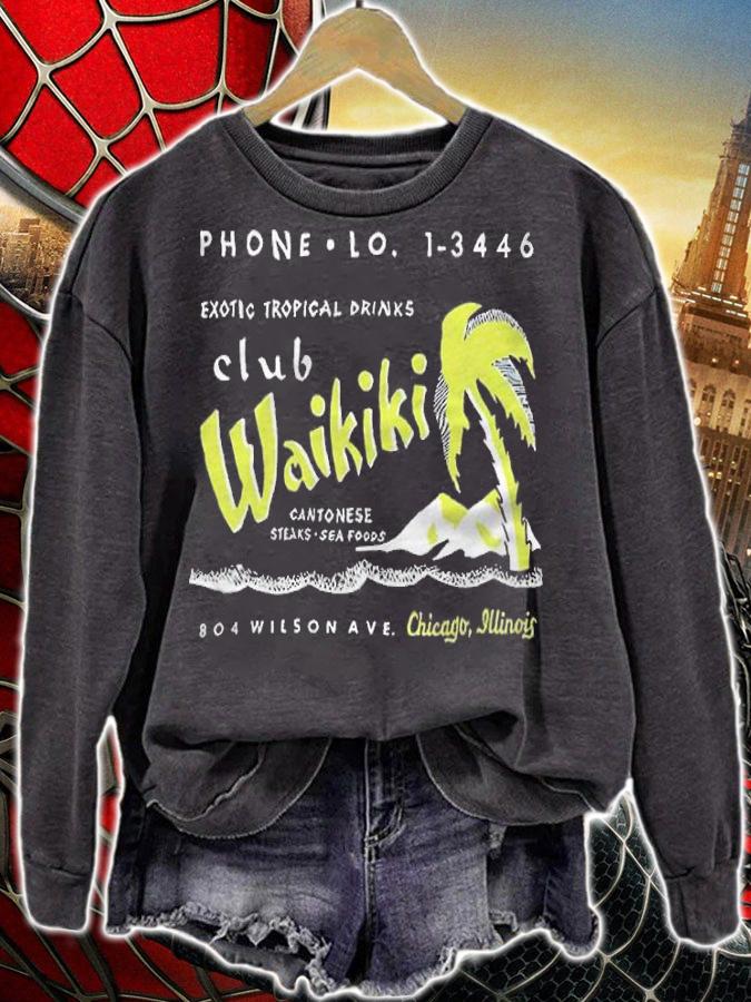 Phone Lo 1-3446 Exotic Tropical Drinks Club Waikiki Shirt t-shirt