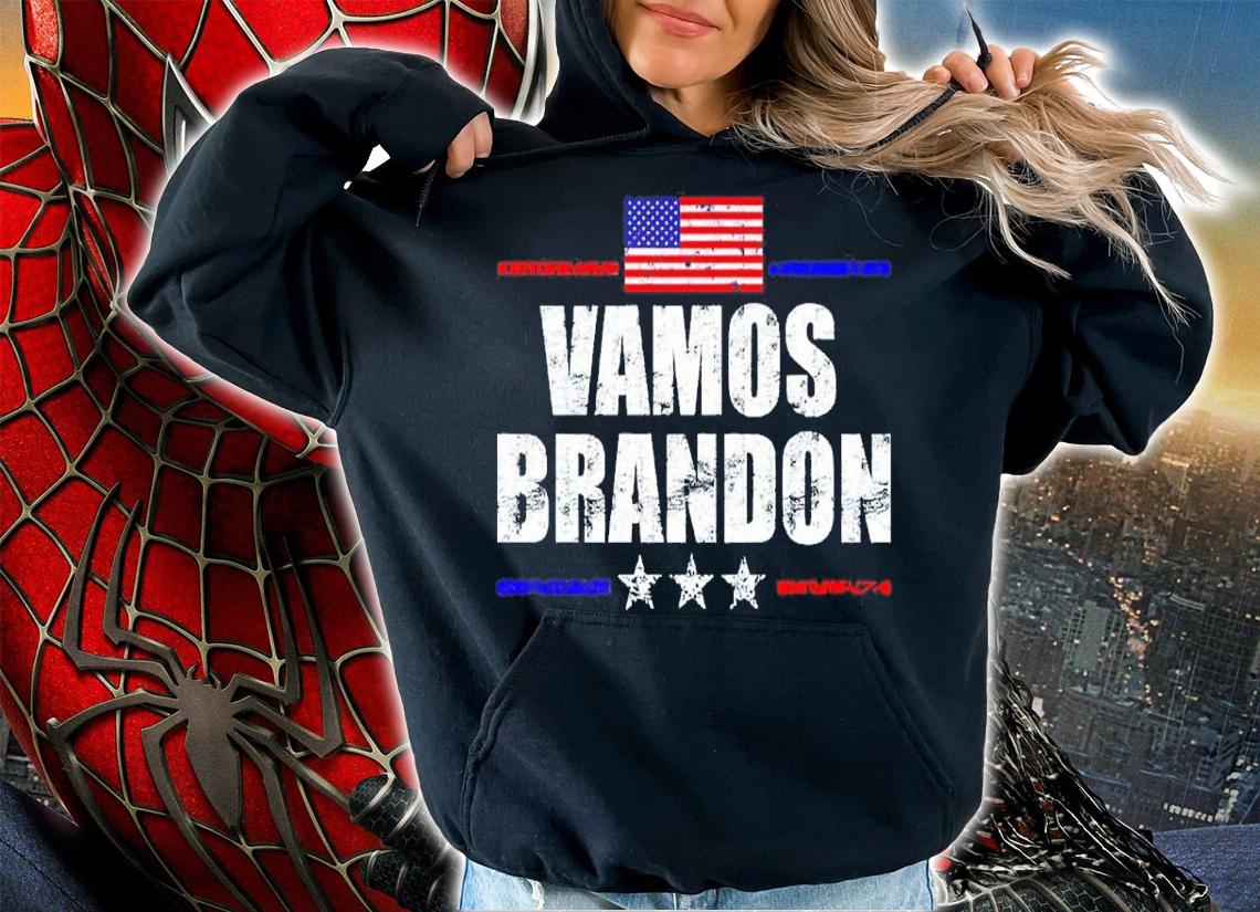 Vamos Brandon Let's Go Brandon US Flag Shirt t-shirt