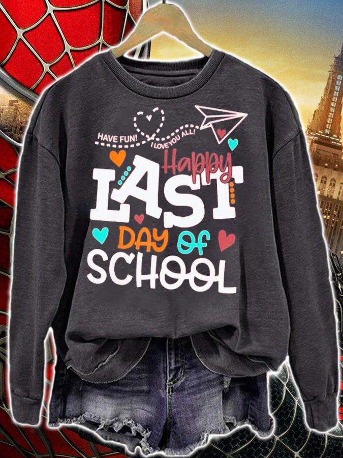 Happy Last Day Of School Kids Teacher Student Graduation I Love You All Shirt t-shirt sweatshirt