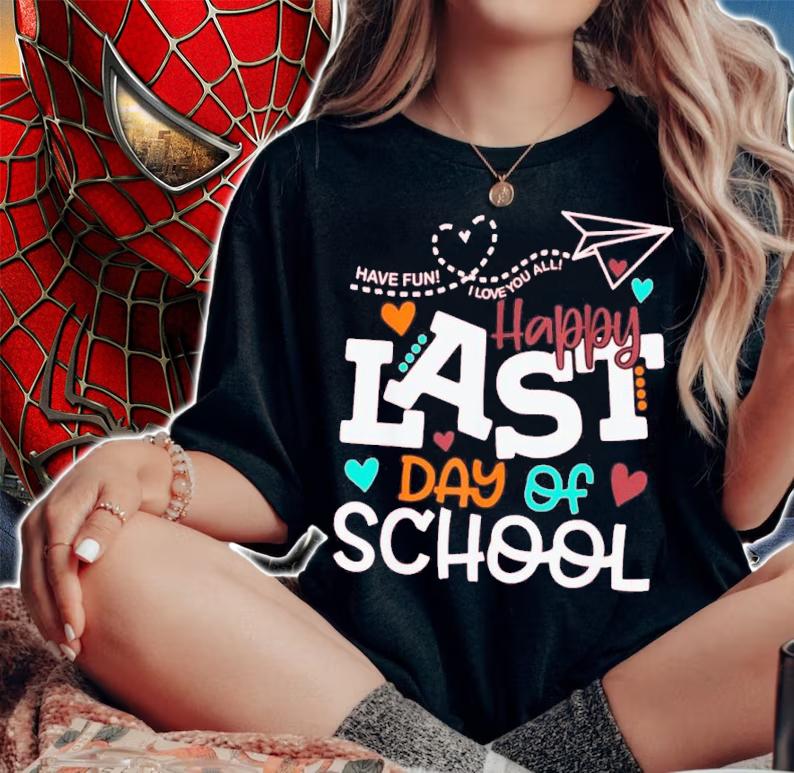 Happy Last Day Of School Kids Teacher Student Graduation I Love You All Shirt t-shirt woman shirt