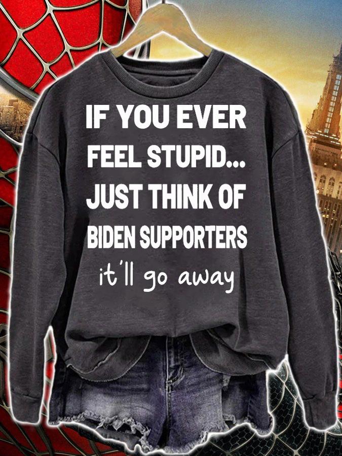 Joe Biden Funny Humor Trump 2024 Political Funny Biden T-Shirt t-shirt sweatshirt
