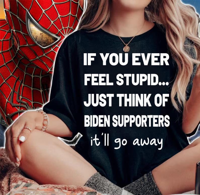 Joe Biden Funny Humor Trump 2024 Political Funny Biden T-Shirt t-shirt woman shirt