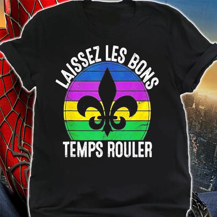 Laissez Les Bons Temps Rouler Gift Mardi Gras Masquerade T-Shirt t-shirt shirt