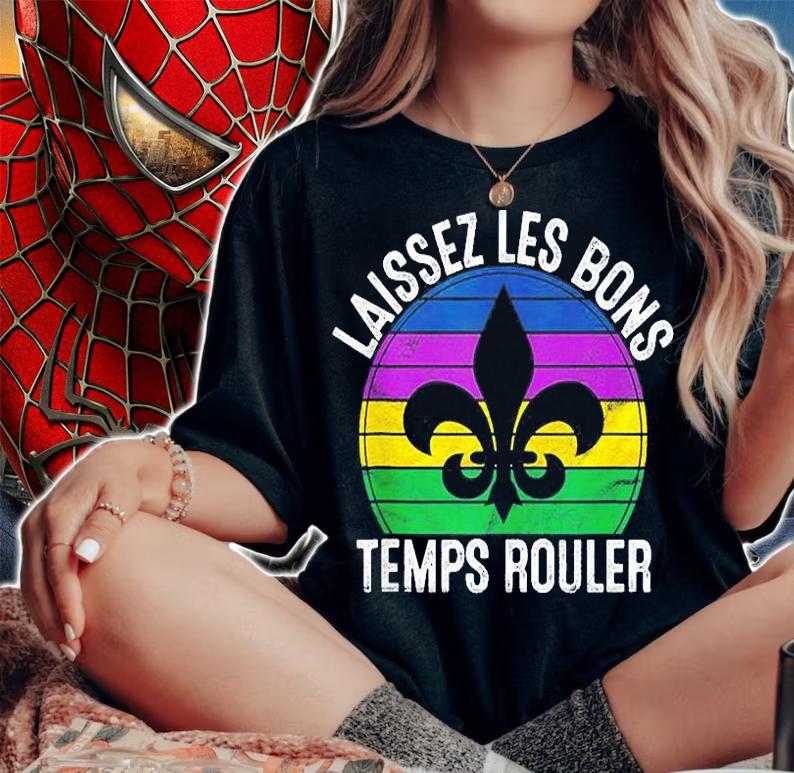Laissez Les Bons Temps Rouler Gift Mardi Gras Masquerade T-Shirt t-shirt woman shirt