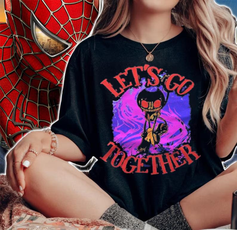 Lets Go Together B.E.N.D.Y Horror Halloween Shirt t-shirt woman shirt