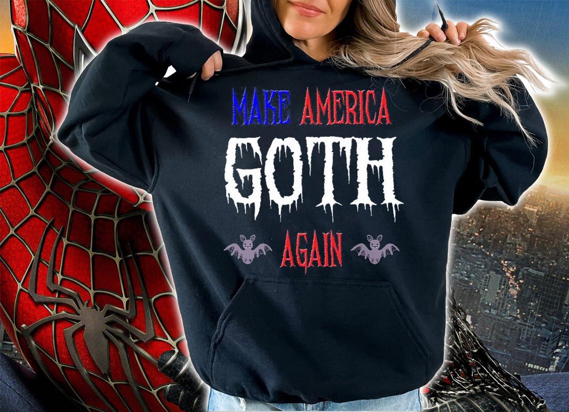 Make America Goth Again Great Gothic Bat Design T-Shirt t-shirt
