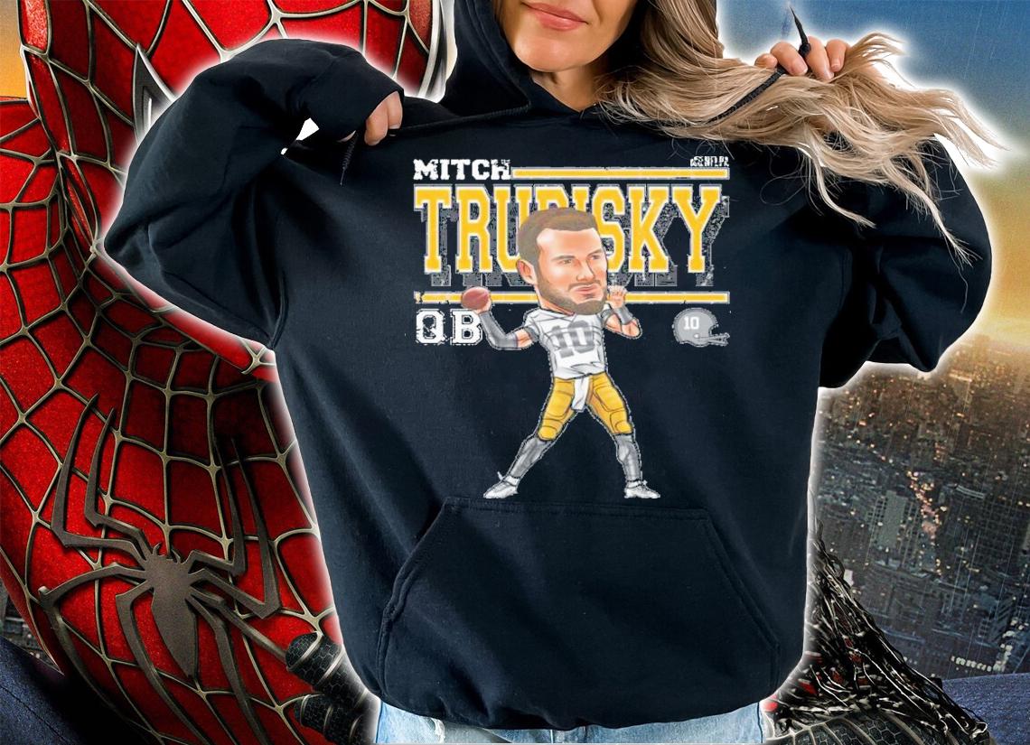 Mitch Trubisky Pittsburgh Cartoon Football Signatures Shirt t-shirt