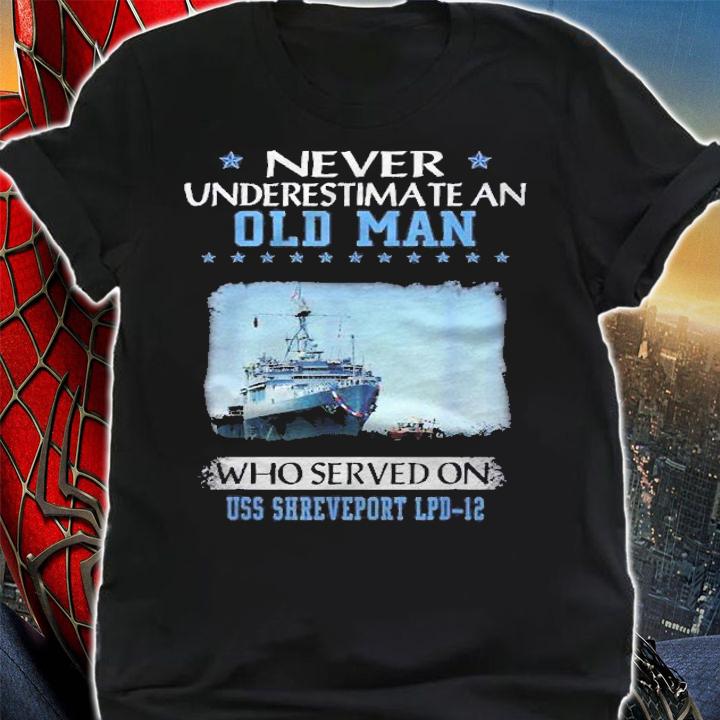 Uss Shreveport Lpd-12 Veterans Day Father Day Shirt t-shirt shirt