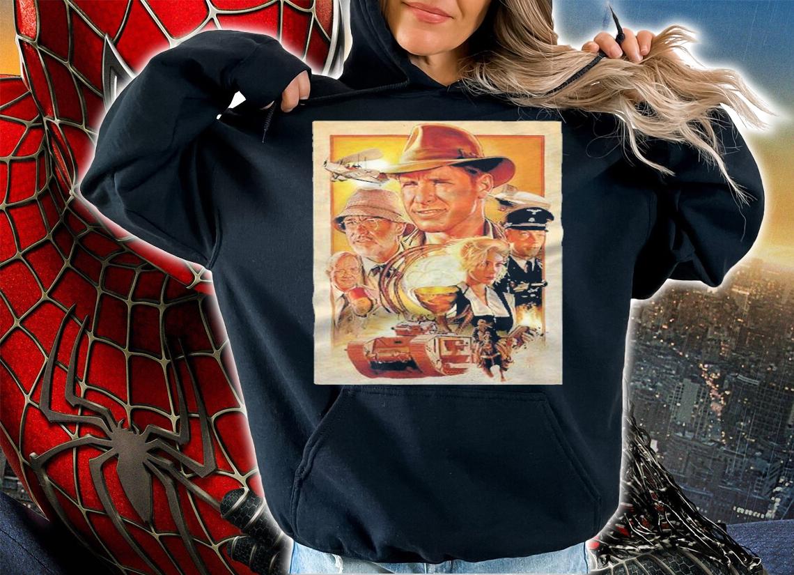 Indiana Jones and the Raiders of the Lost Ark characters T-shirt t-shirt