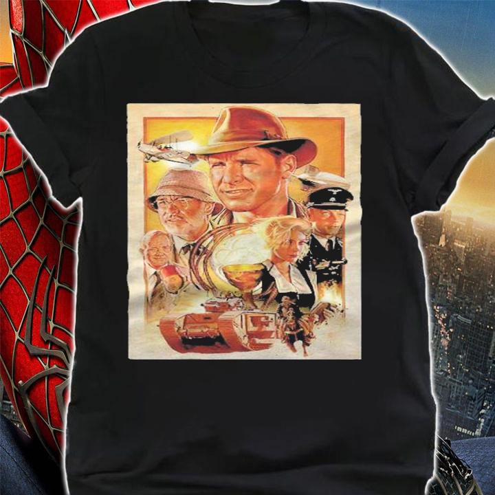 Indiana Jones and the Raiders of the Lost Ark characters T-shirt t-shirt