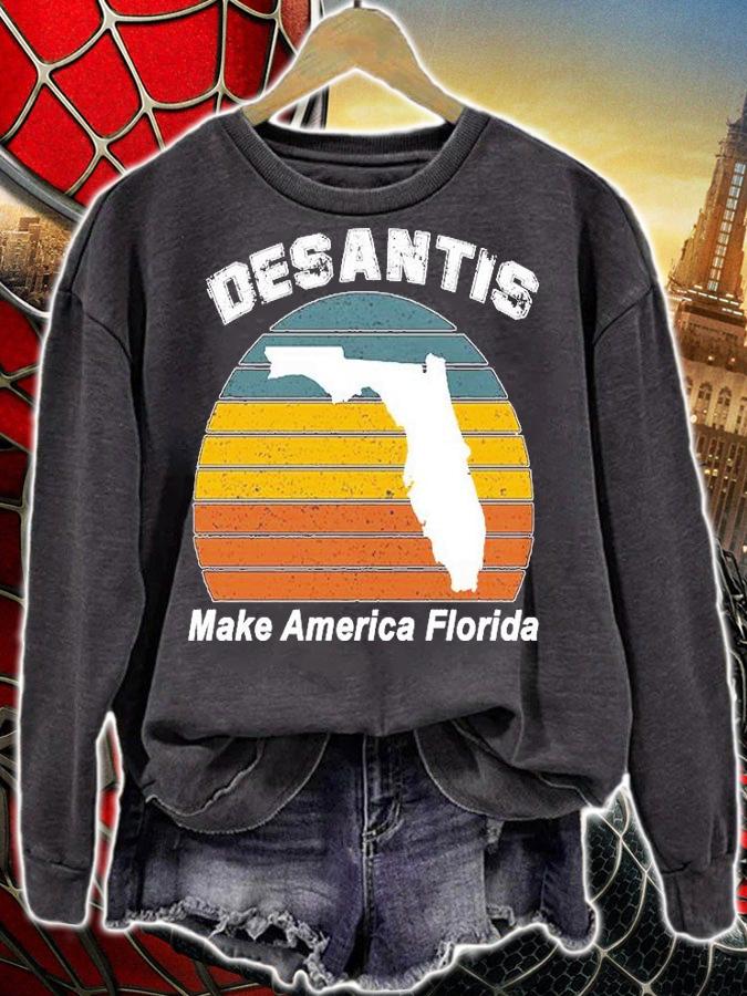 Make America Florida DeSantis 2024 Election Vintage T-Shirt t-shirt