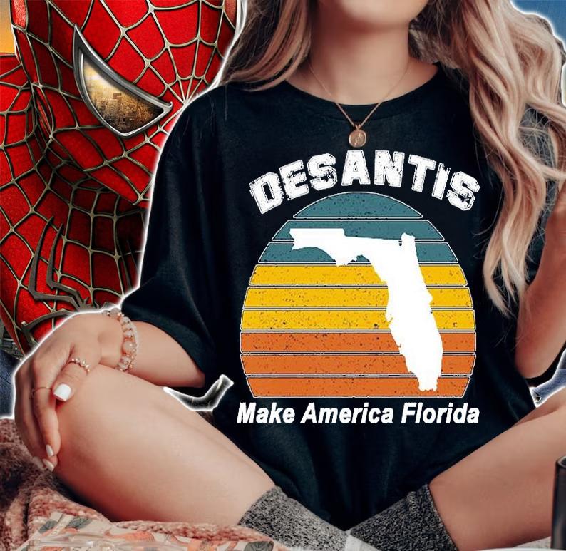 Make America Florida DeSantis 2024 Election Vintage T-Shirt t-shirt