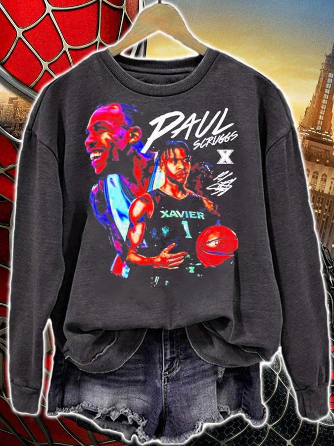 Paul Scruggs Player Xavier Basketball Shirt t-shirt sweatshirt