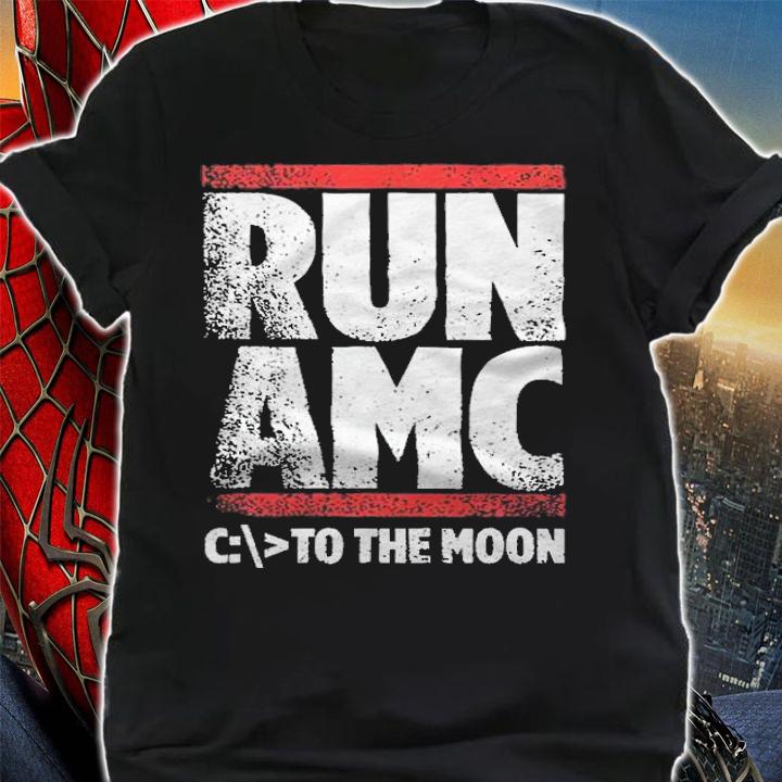 Run amc to the moon T-shirt t-shirt