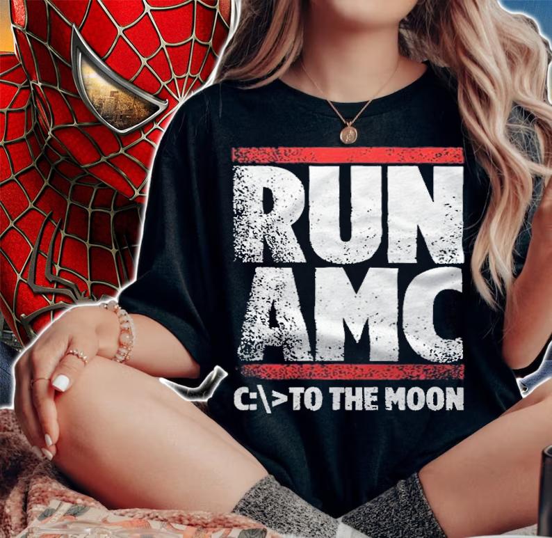 Run amc to the moon T-shirt t-shirt