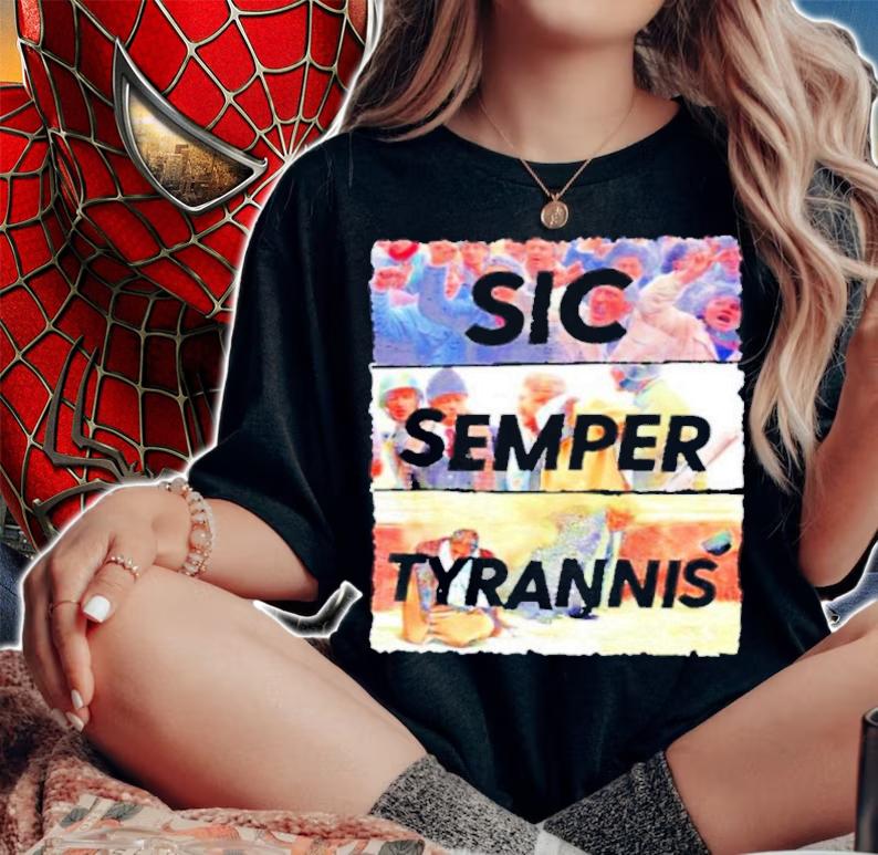 Sic Semper Tyrannis Nicolae Ceauescu Shirt t-shirt woman shirt