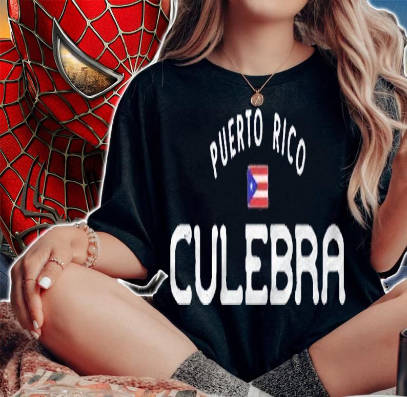 Distressed Culebra Puerto Rico Boricua Puerto Rican Flag Premium Shirt t-shirt