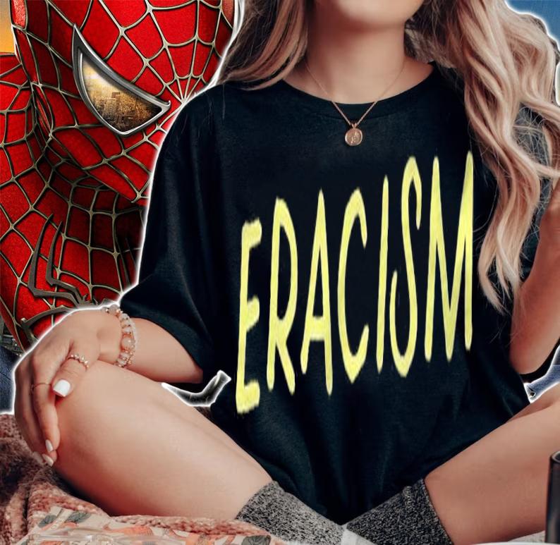 Eracism Remove Belief One Race Superior End Erase Racism Zip Shirt t-shirt