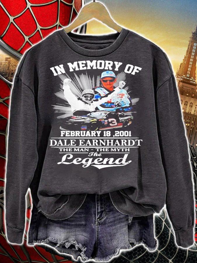 In Memory Of Dale Earnhardt The Man The Myth The Legend Signature T-Shirt t-shirt sweatshirt
