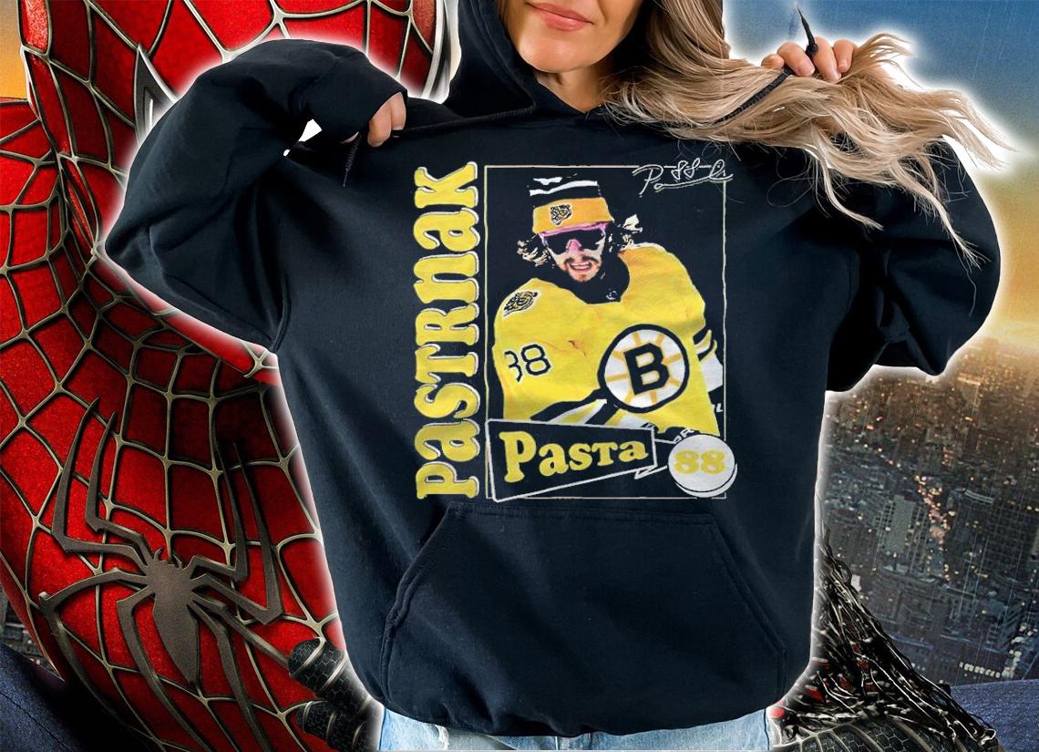 Pastrnak Pasta 88 Boston Bruins signature T-shirt t-shirt