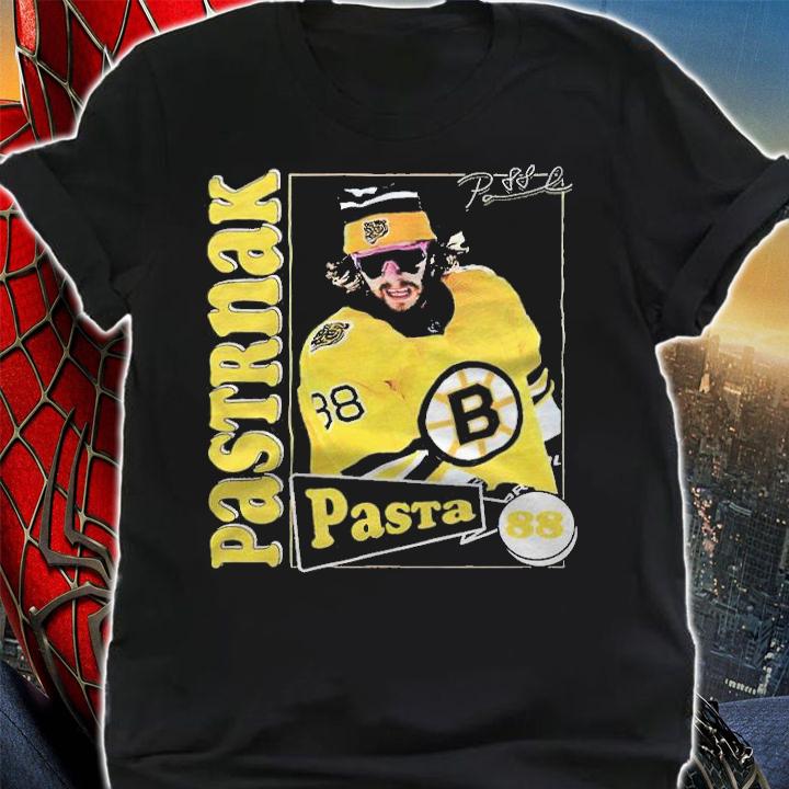 Pastrnak Pasta 88 Boston Bruins signature T-shirt t-shirt