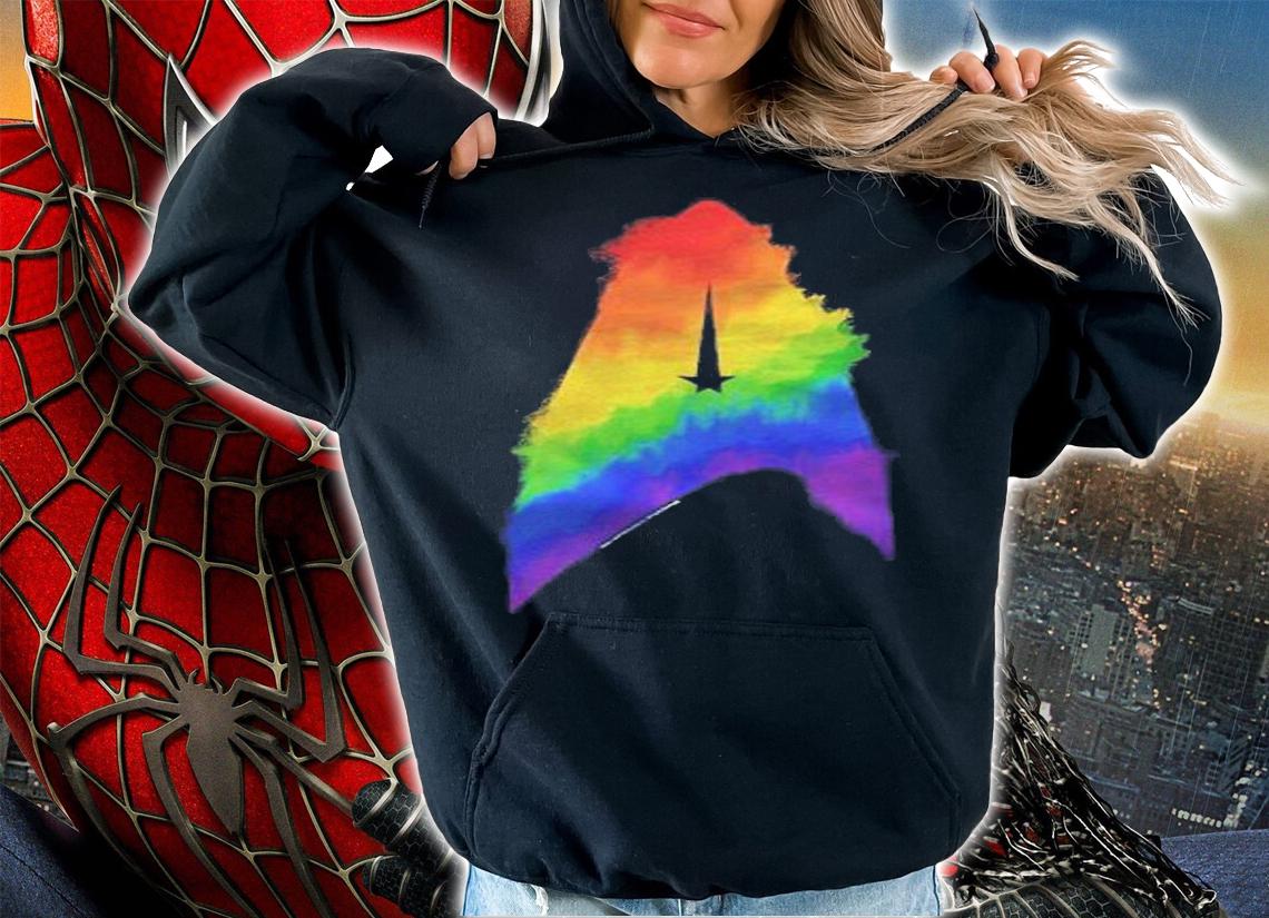Star Trek Discovery Pride Large Chest Logo Pullover Shirt t-shirt hoodie