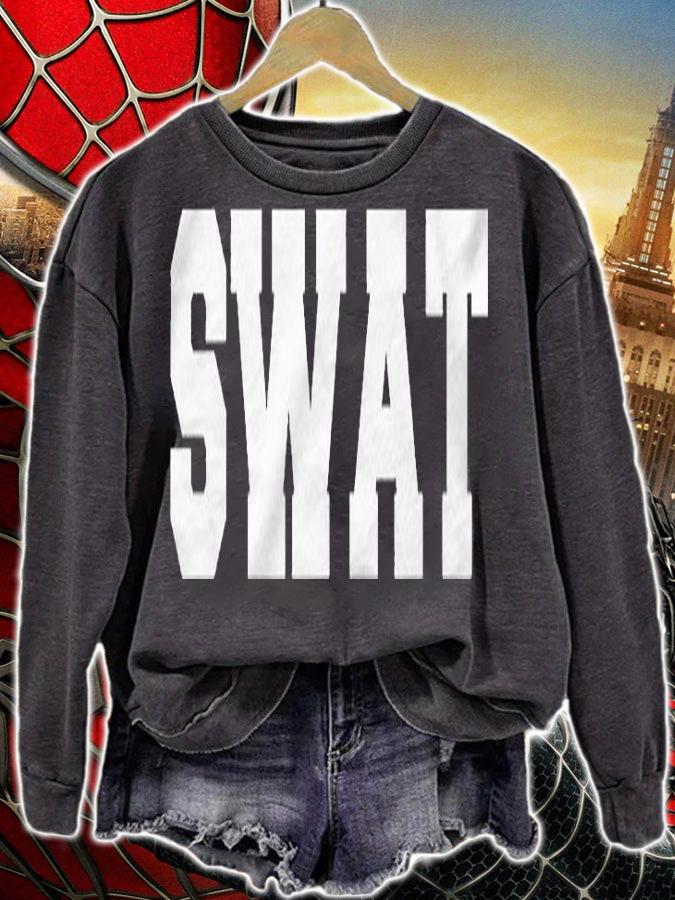 Swat Halloween Adult & Kids Police Costume Shirt t-shirt sweatshirt