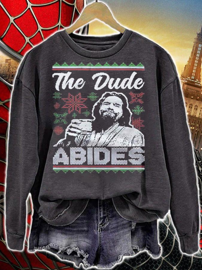 The Dude Abides Tacky Christmas shirt t-shirt sweatshirt