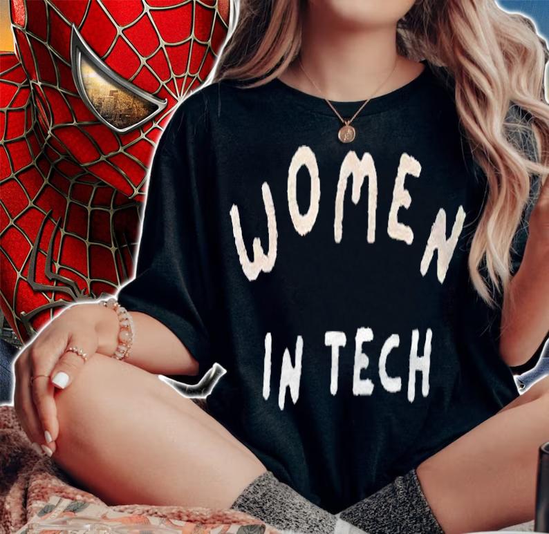 Women in tech T-shirt t-shirt woman shirt