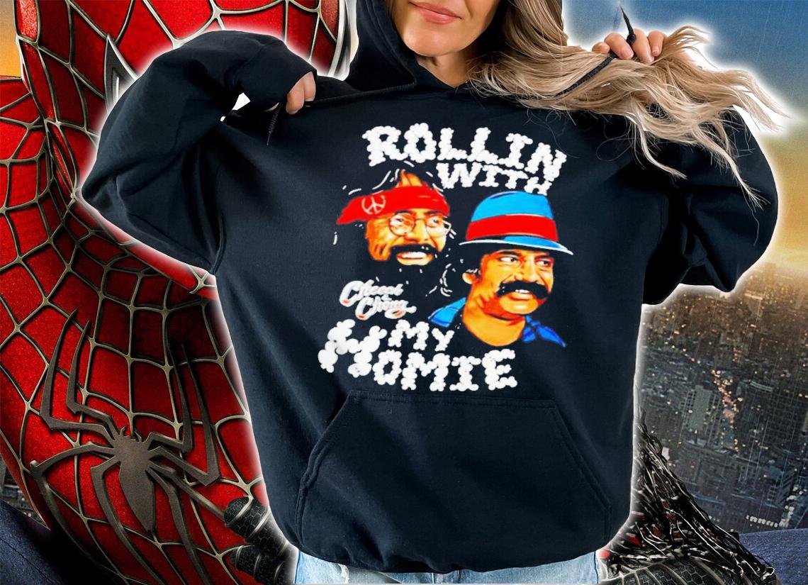 Cheech and chong rolling with my mommy shirt t-shirt hoodie