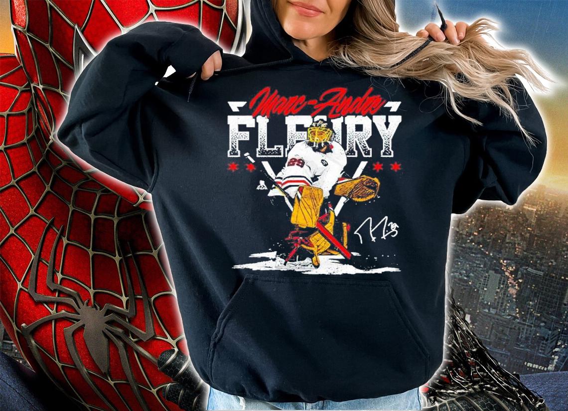 Marc-Andre Fleury Chicago Triangle signature shirt t-shirt hoodie