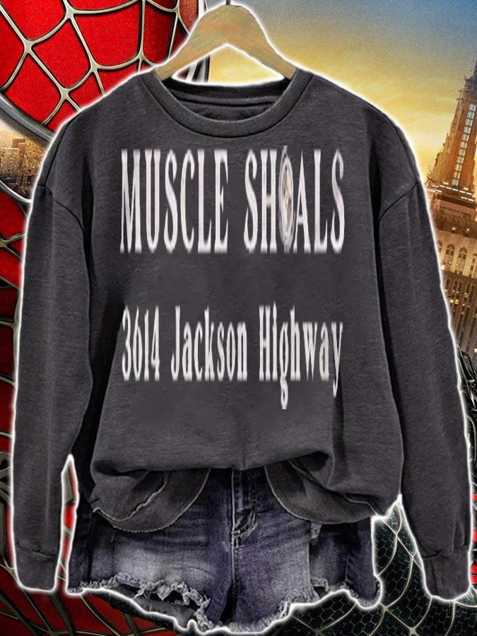 Muscle Shoals Alabama 3614 Jackson Highway Music Souvenir T-shirt t-shirt sweatshirt