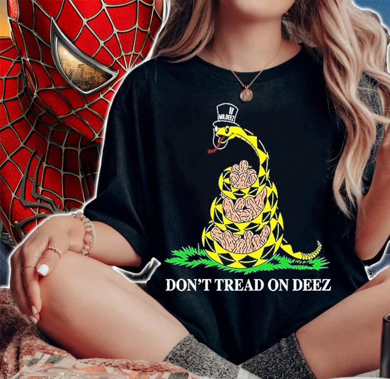 Snake Don't Tread On Deez T-Shirt t-shirt