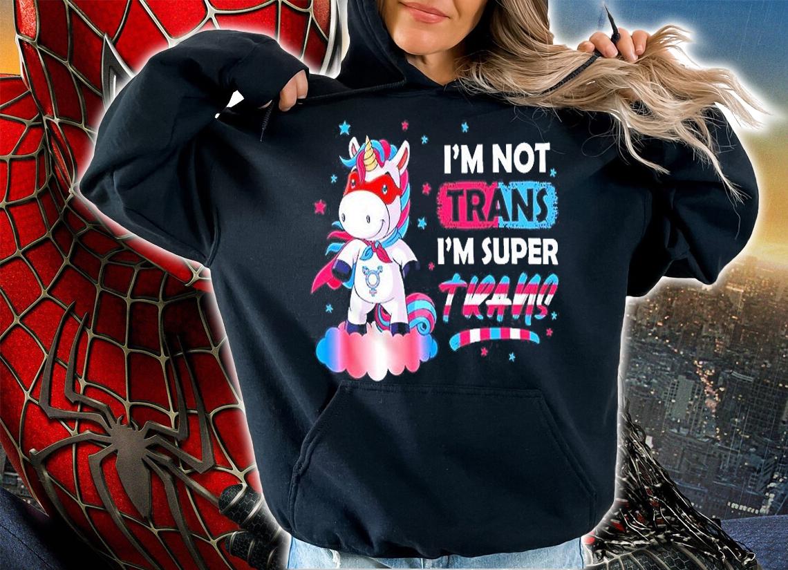 Super Trans Unicorn Transgender Pride LGBTQ T-Shirt t-shirt