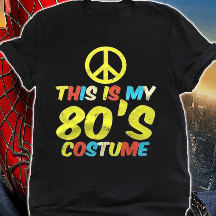 This Is My 80S Costume Retro Vintage Halloween Hippie Women Shirt t-shirt shirt