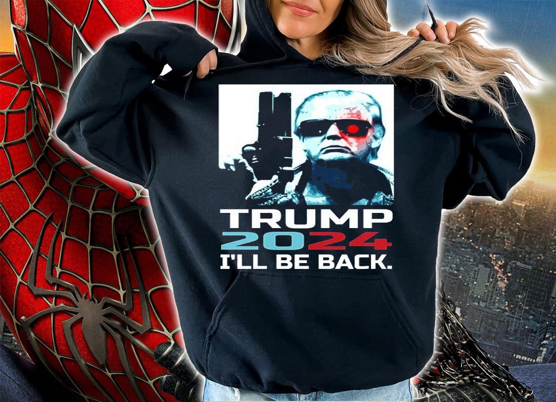 Trump 2024 I'll Be Back Election, Impeach Biden, Conservatives, Trump 2024 T-Shirt t-shirt