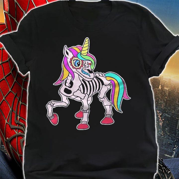 Unicorn Dia De Los Muertos Sugar Skull Skeleton Unicorn Shirt t-shirt shirt