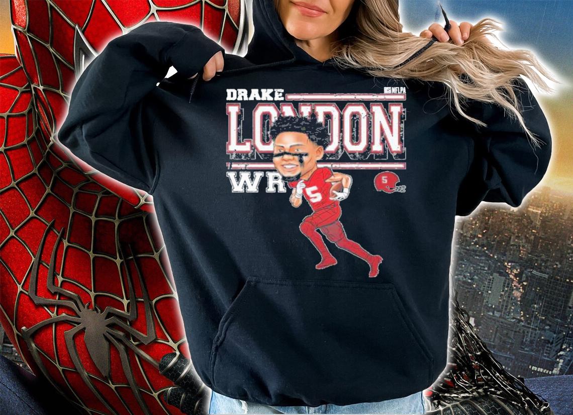 Drake London Atlanta Cartoon Football Shirt t-shirt hoodie