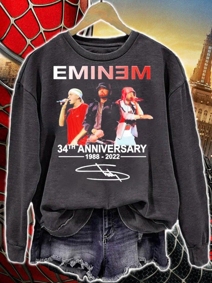Eminem 34th Anniversary 1988-2022 Signatures Shirt t-shirt sweatshirt