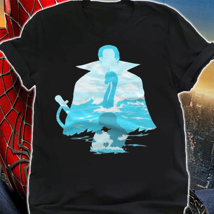 One Piece Red-Haired Shanks character's shadow T-shirt t-shirt shirt