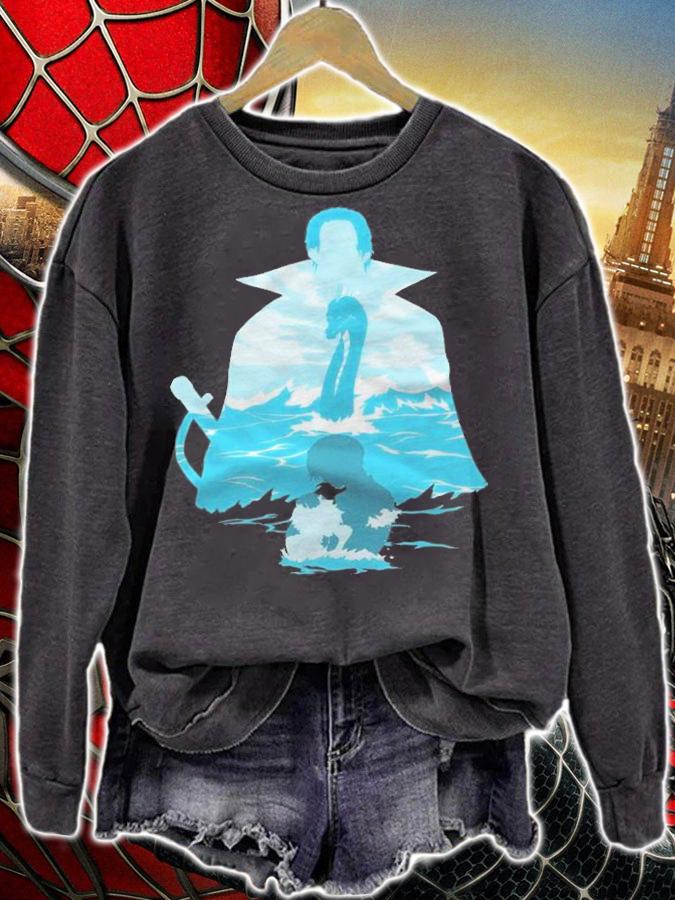 One Piece Red-Haired Shanks character's shadow T-shirt t-shirt sweatshirt