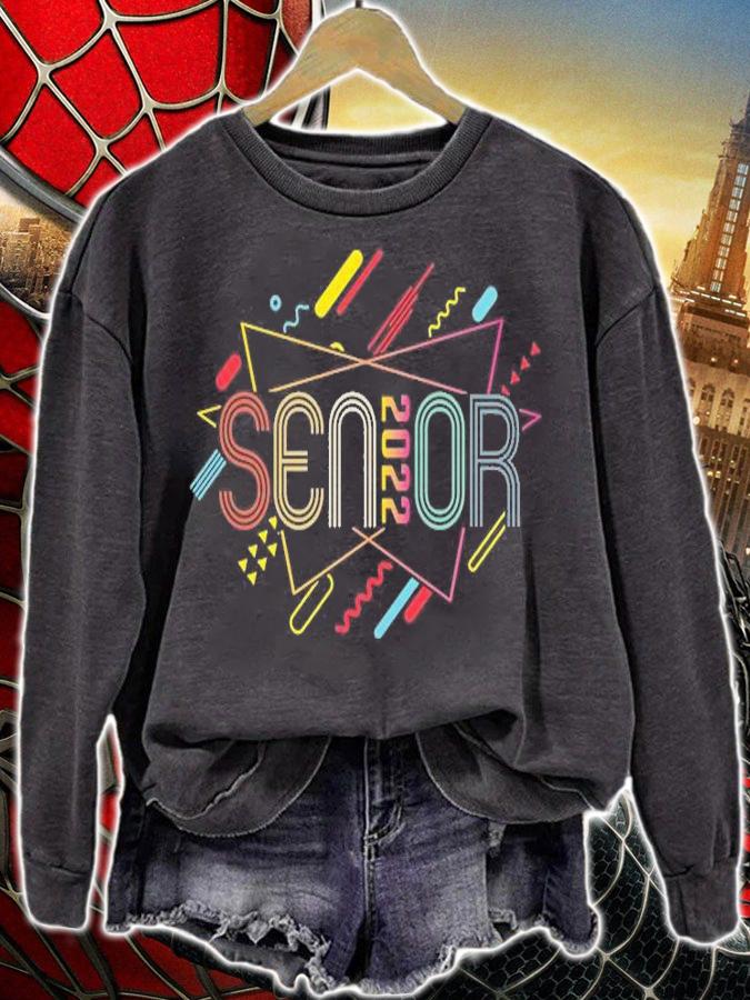 Senior 2022 retro T-Shirt t-shirt sweatshirt