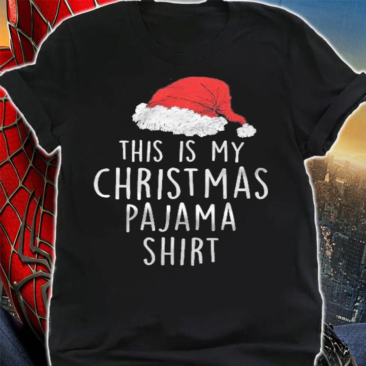 This Is My Christmas Pajama Shirt Xmas Lights Funny Holiday Shirt t-shirt