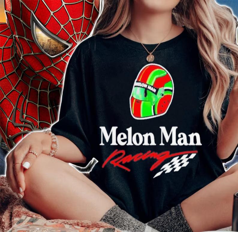 Ji Man Choi Melon Man Racing Shirt t-shirt woman shirt
