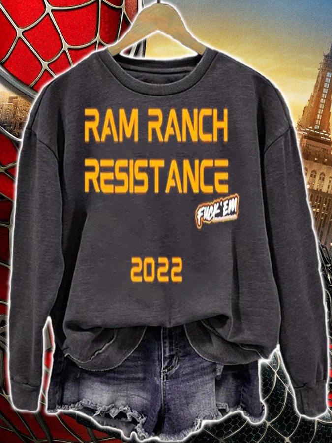 Tony Michaels Ram Ranch Resistance Shirt t-shirt sweatshirt